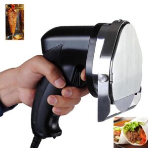 Interbuying Professional Electric Shawarma Doner Kebab Knife Slicer