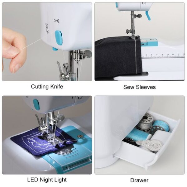 Sewing Machine with Two Speed Control, Double Thread, 12 Pre-Set Stitches - Image 2