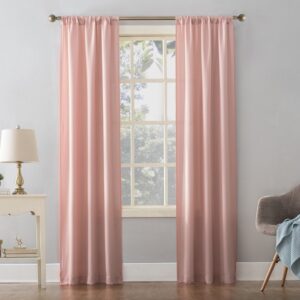 Mainstays Textured Solid Curtain Single Panel
