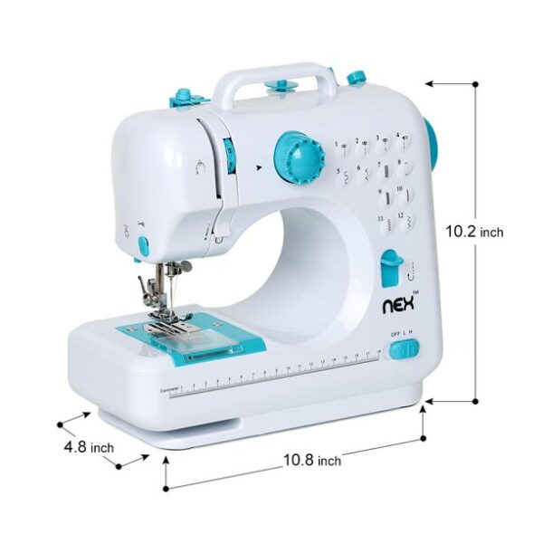 Sewing Machine with Two Speed Control, Double Thread, 12 Pre-Set Stitches - Image 3