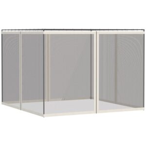 Outsunny 10' x 10' Gazebo Replacement Mesh Netting Screen
