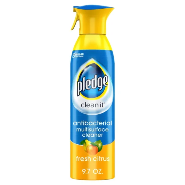 Pledge Cleaner Fresh Citrus Aerosol – 9.7oz
